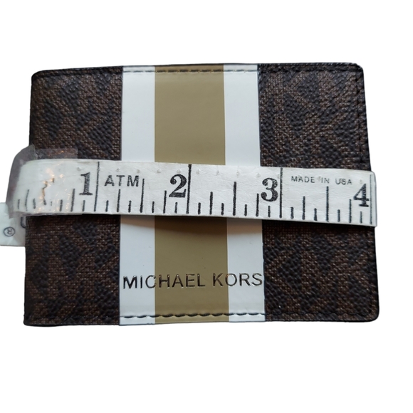 Michael Kors Men's Brown Bi-Fold Card Holder NWOT - Picture 4 of 7